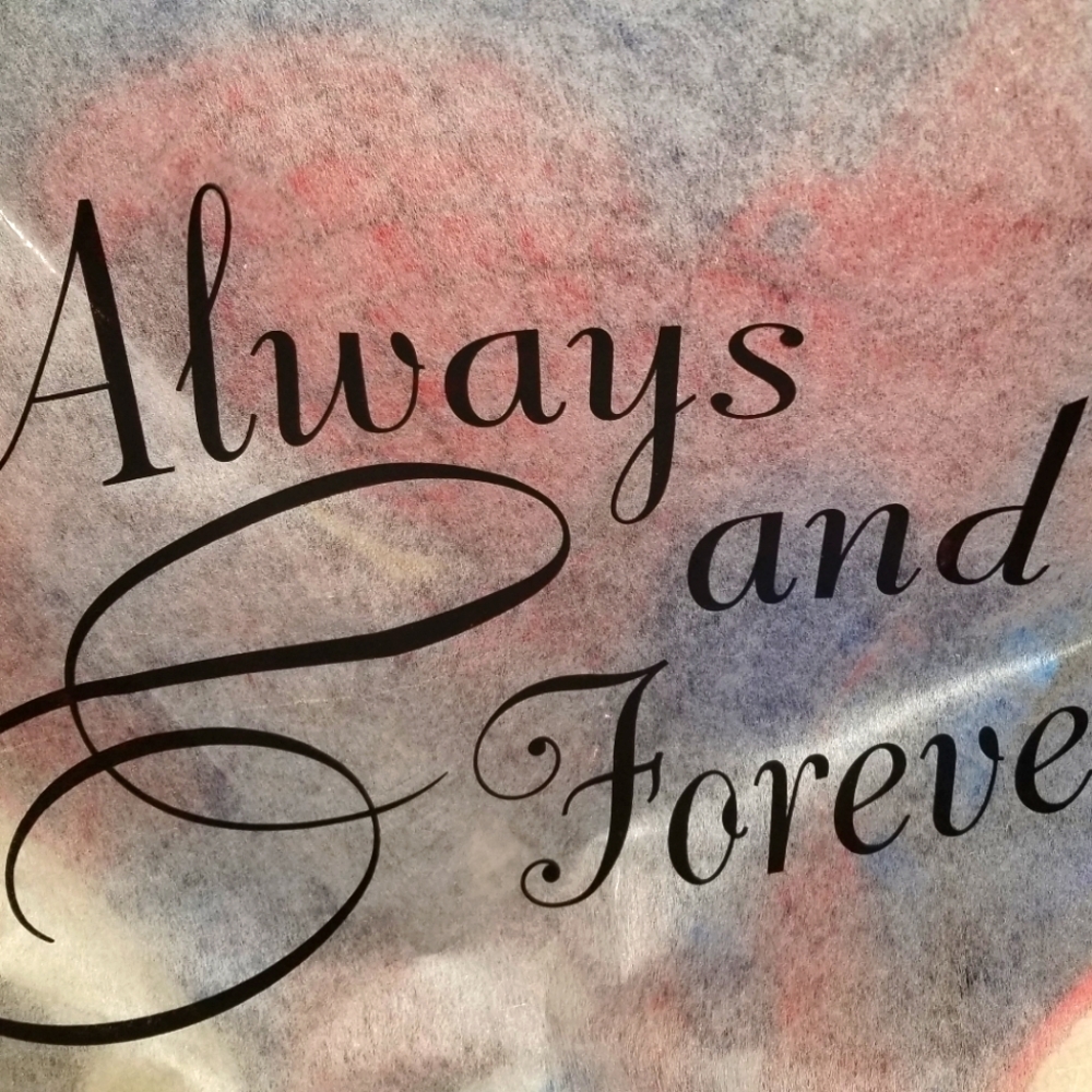 NWOT ALWAYS AND FOREVER AISLE RUNNER